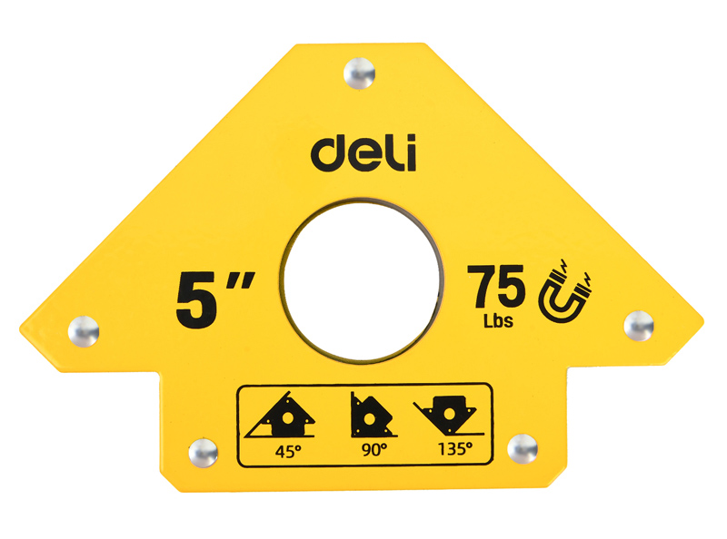 DELI μαγνητική γωνία συγκόλλησης DL-HDW75 με 45°/90°/135° γωνίες